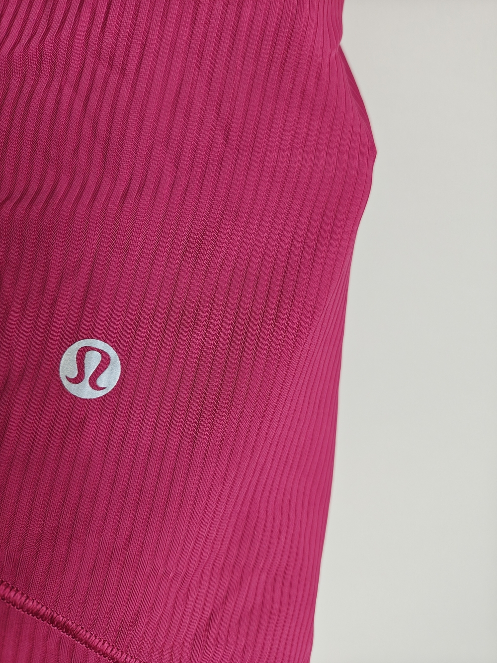 🍋 Lululemon Ribbed Racerback Tank Top - Raspberry Pink Ptp 16 - Picture 7 of 7